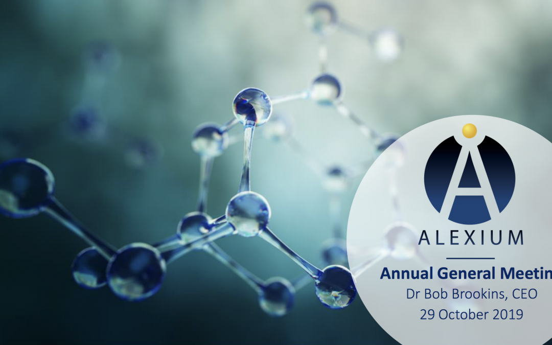 Alexium 2019 Annual General Meeting