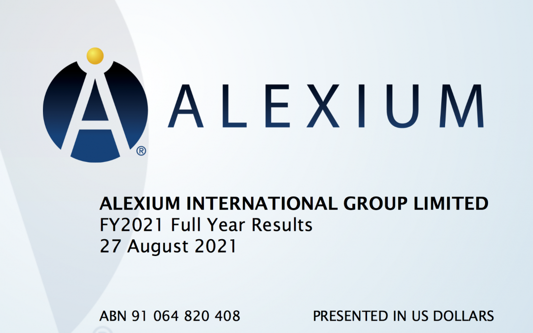 Alexium 2021 Annual Report Presentation