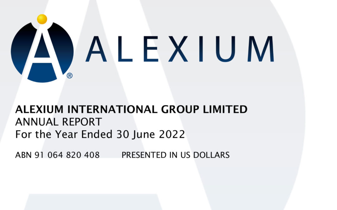 Alexium FY2022 Annual Report