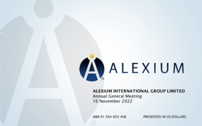 2022 Annual General Meeting Presentation & AGM Audio