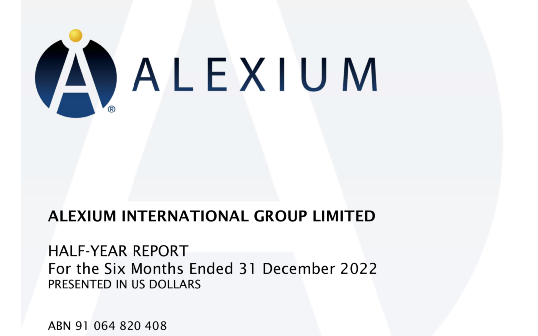 Alexium Half-Year Report FY23