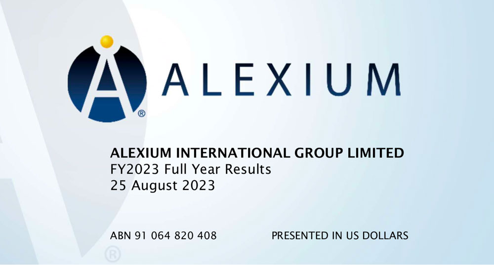 Alexium FY2023 Annual Report Presentation